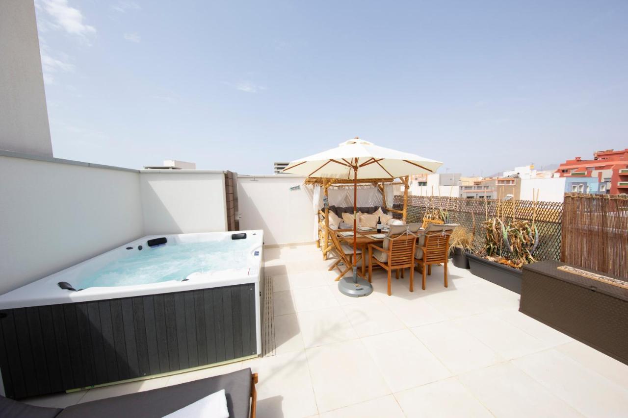 Medano4You Tina'S Jacuzzi Terrace Playa Chica El Médano Exteriör bild