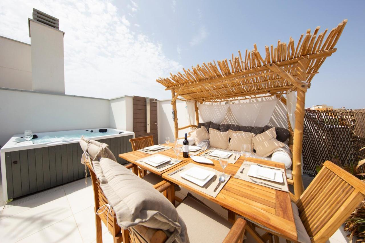 Medano4You Tina'S Jacuzzi Terrace Playa Chica El Médano Exteriör bild