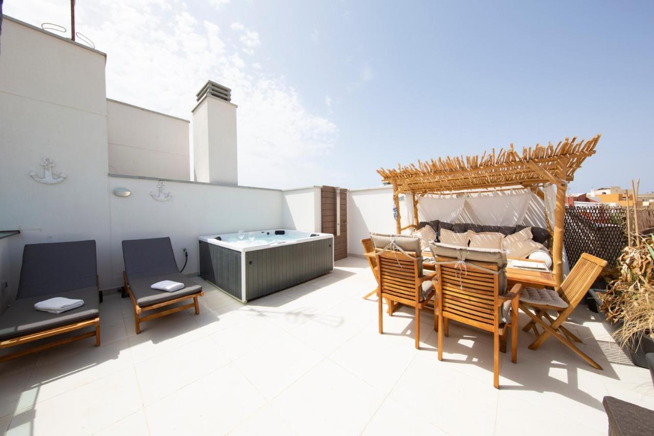 Medano4You Tina'S Jacuzzi Terrace Playa Chica El Médano Exteriör bild