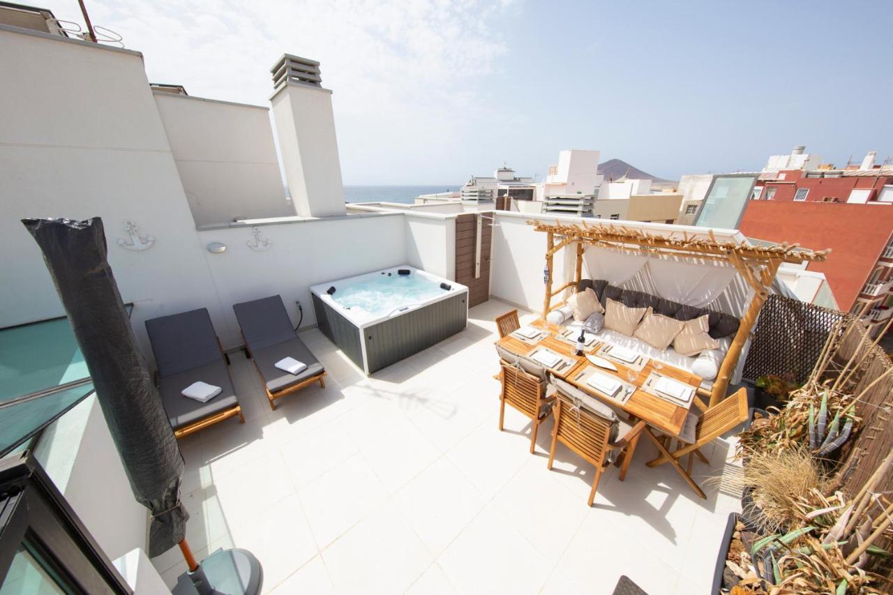 Medano4You Tina'S Jacuzzi Terrace Playa Chica El Médano Exteriör bild