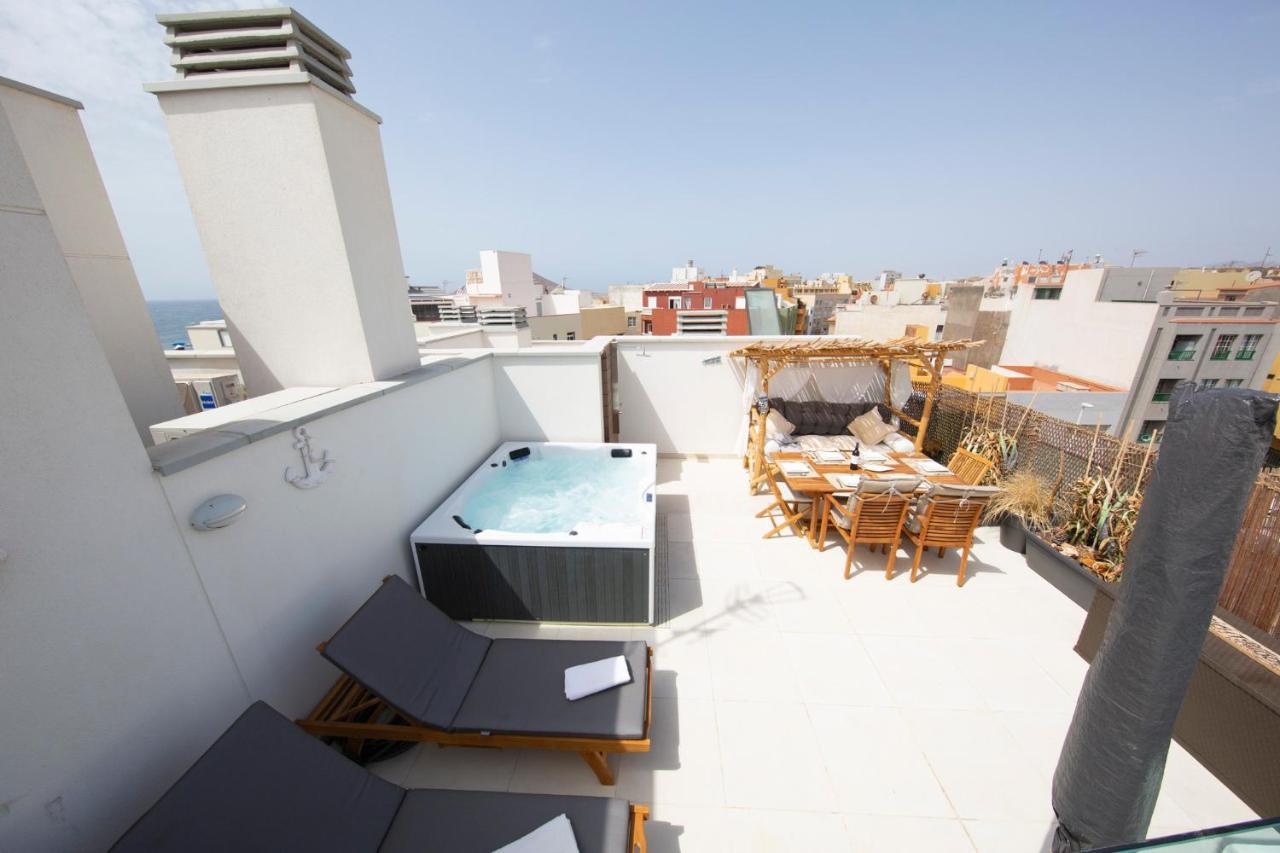 Medano4You Tina'S Jacuzzi Terrace Playa Chica El Médano Exteriör bild